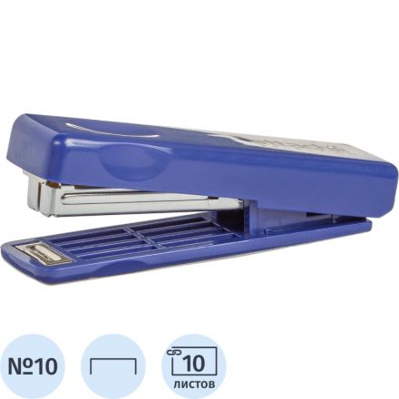 Степлер Attache Selection PSBL1010 (№10) до 10 лист., пластик, синий Степлер Attache Selection PSBL1010 (№10) до 10 лист., пластик, синий