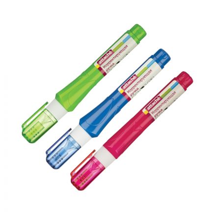 Корректирующий карандаш 8 мл Attache, металлический наконечник Корректирующий карандаш 8 мл Attache, металлический наконечник