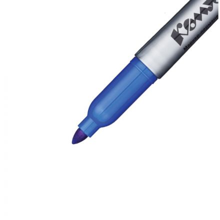 Маркер перманентный КОМУС PY2304 синий 1-4мм круглый наконечник Маркер перманентный КОМУС PY2304 синий 1-4мм круглый наконечник