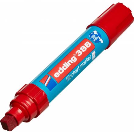 Маркер для бумаги для флипчартов Edding E-388/002 красный (толщина линии 4-12 мм)