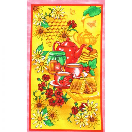 Набор полотенец 35х60- 4 шт., вафля 160 гр/м2, Русский стол микс Набор полотенец 35х60- 4 шт., вафля 160 гр/м2, Русский стол микс