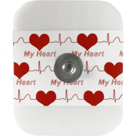 Электрод ЭКГ однораз My Heart, тверд на вспен осн,37х45мм (50 шт/упак)Китай