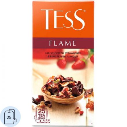 Чай Tess Flame фруктовый 25 пакетиков Чай Tess Flame фруктовый 25 пакетиков