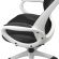 Кресло офисное BRABIX PREMIUM "Genesis EX-517", пластик белый, ткань/экокожа/сетка черная, 531573