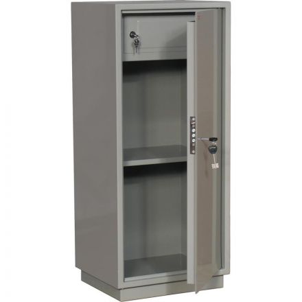 Шкаф бухгалтерский металлический КБС 041т (трейзер, ключевой замок, 450x360x960 мм)