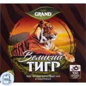 Чай Великий Тигр Индийский черный 100 пакетиков