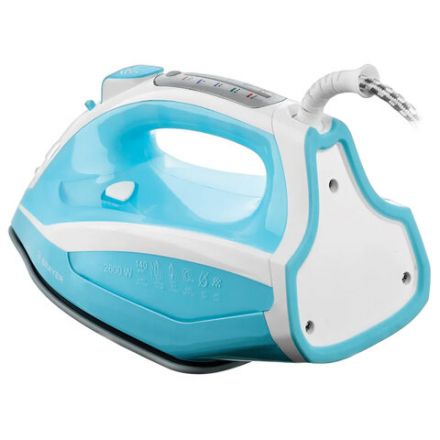 Утюг BRAYER BR4000, 2600 Вт, керамическое покрытие, самоочистка, антикапля, автоотключение, голубой Утюг BRAYER BR4000, 2600 Вт, керамическое покрытие, самоочистка, антикапля, автоотключение, голубой