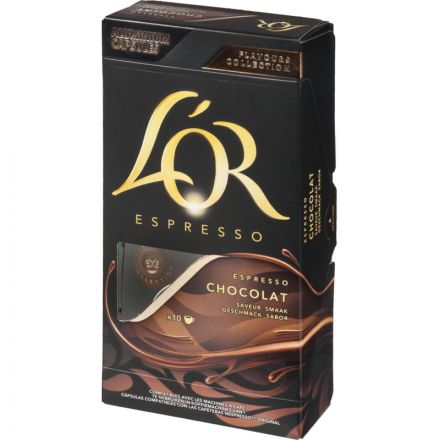 Кофе в капсулах L'OR Espresso Chocolate натуральный жареный молотый 10шт/уп Кофе в капсулах L'OR Espresso Chocolate натуральный жареный молотый 10шт/уп