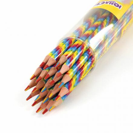 Карандаш с многоцветным грифелем ЮНЛАНДИЯ MAGIC, 1 шт., цвета ассорти, туба, круглый, грифель 3 мм, натуральное дерево, 181788 Карандаш с многоцветным грифелем ЮНЛАНДИЯ MAGIC, 1 шт., цвета ассорти, туба, круглый, грифель 3 мм, натуральное дерево, 181788