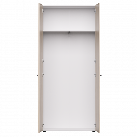 Гардероб Everprof EVO 800х383x1835 Белый/Дуб Соната Гардероб Everprof EVO 800х383x1835 Белый/Дуб Соната
