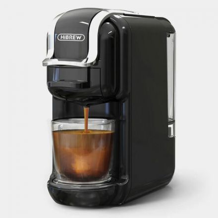 Кофемашина капсульная 5 в 1 NES/DG/чалды/молотый/K-Cup HIBREW H2B, 1450 Вт, объем 0,6 л, черная, 09915, AC-514K Black Кофемашина капсульная 5 в 1 NES/DG/чалды/молотый/K-Cup HIBREW H2B, 1450 Вт, объем 0,6 л, черная, 09915, AC-514K Black