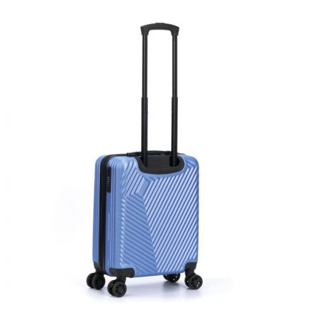 Чемодан TORBER Lama, синий, ABS-пластик, 38 х 21 х 55 см, 37 л, T1919S-Blue Чемодан TORBER Lama, синий, ABS-пластик, 38 х 21 х 55 см, 37 л, T1919S-Blue