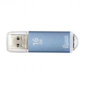 Флеш-память SmartBuy V-Cut 16 Gb USB 2.0 голубая