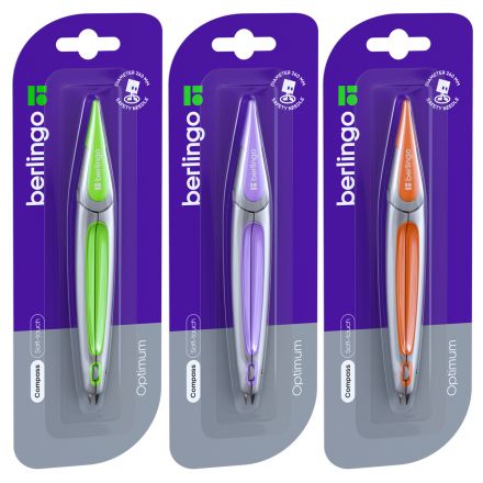 Циркуль Berlingo "Optimum" металлический, 135мм, блистер Циркуль Berlingo "Optimum" металлический, 135мм, блистер