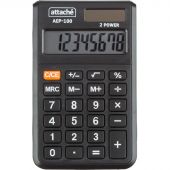 Калькулятор карманный Attache, AEP-100,8р,двойное питание, черн Калькулятор карманный Attache, AEP-100,8р,двойное питание, черн