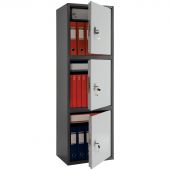 Шкаф бухгалтерский Aiko SL-150/3Т, 1490*460*340, три двери, ключевой замок