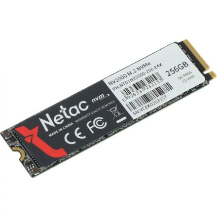 SSD Накопитель Netac PCIe 3.0 x4 256GB NV2000 M.2 2280(NT01NV2000-256-E4X) SSD Накопитель Netac PCIe 3.0 x4 256GB NV2000 M.2 2280(NT01NV2000-256-E4X)