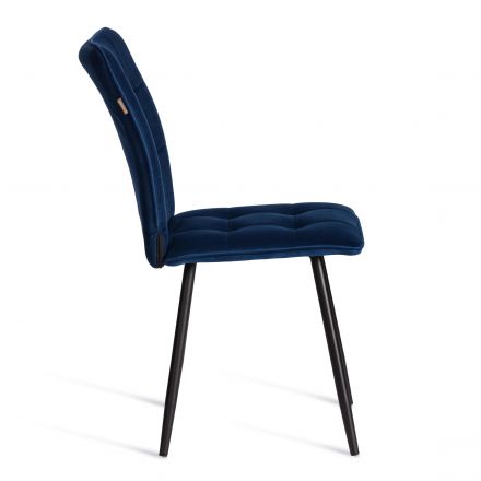 Стул обеденный Bari LT, велюр, Blue (синий), 41х55х89 см