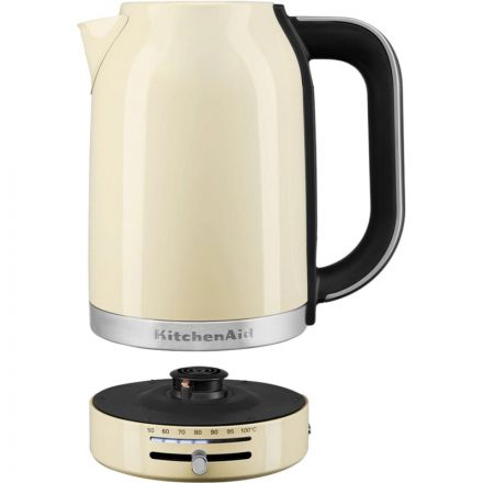 Чайник KitchenAid 5KEK1701EAC, термо-контроль, 1.7 л., кремовый Чайник KitchenAid 5KEK1701EAC, термо-контроль, 1.7 л., кремовый