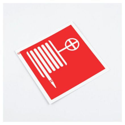 Знак пожарной безопасности "Пожарный кран", КОМПЛЕКТ 10 штук, 100х100 мм, пленка, F02 Знак пожарной безопасности "Пожарный кран", КОМПЛЕКТ 10 штук, 100х100 мм, пленка, F02