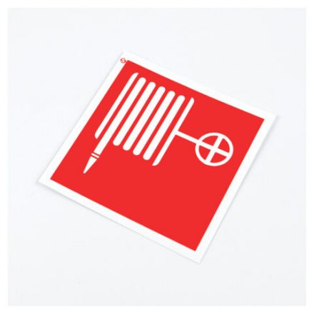 Знак пожарной безопасности "Пожарный кран", КОМПЛЕКТ 10 штук, 100х100 мм, пленка, F02 Знак пожарной безопасности "Пожарный кран", КОМПЛЕКТ 10 штук, 100х100 мм, пленка, F02