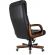 Кресло VB_ Бюрократ T-9933Walnut черный эко.кожа крестов. металл/дерево