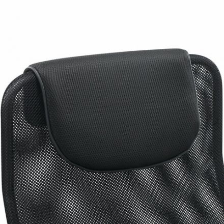 Кресло офисное BRABIX "Fit EX-514", с подголовником, хром, черное, 531949 Кресло офисное BRABIX "Fit EX-514", с подголовником, хром, черное, 531949