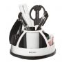 Канцелярский набор BRAUBERG "ULTRA", 10 предметов, вращающаяся конструкция, черно-белый, 236954