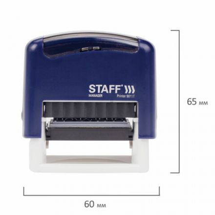 Штамп стандартный STAFF "ОПЛАЧЕНО", оттиск 38х14 мм, "Printer 9011T", 237421 Штамп стандартный STAFF "ОПЛАЧЕНО", оттиск 38х14 мм, "Printer 9011T", 237421
