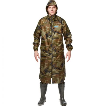 Плащ ПВХ Hunter WPL, зеленый, КМФ (размер 60-62, рост 170-176) Плащ ПВХ Hunter WPL, зеленый, КМФ (размер 60-62, рост 170-176)