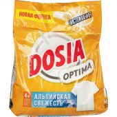 Порошок стиральный DOSIA Optima автом Альпийск свеж 4 кг