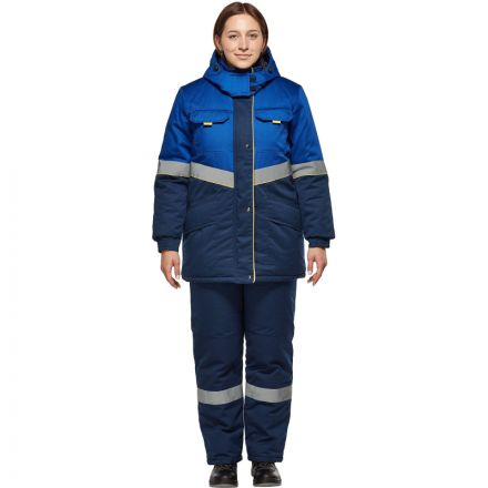 Костюм рабочий зимний женский з43-КПК вас/син (р.44-46) 170-176 (серия З) Костюм рабочий зимний женский з43-КПК вас/син (р.44-46) 170-176 (серия З)