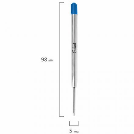 Стержень шариковый тип PARKER, СИНИЙ, пишущий узел 0,7 мм, металл, 98 мм, блистер, GALANT, 170384 Стержень шариковый тип PARKER, СИНИЙ, пишущий узел 0,7 мм, металл, 98 мм, блистер, GALANT, 170384