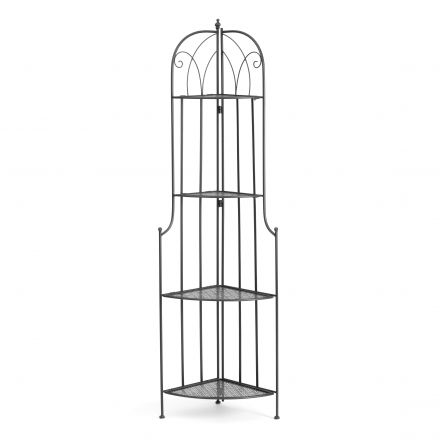 Этажерка угловая Secret De Maison Nicole (PL08-10338) стальной сплав, черный, 48х33х159 см Этажерка угловая Secret De Maison Nicole (PL08-10338) стальной сплав, черный, 48х33х159 см