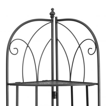 Этажерка угловая Secret De Maison Nicole (PL08-10338) стальной сплав, черный, 48х33х159 см Этажерка угловая Secret De Maison Nicole (PL08-10338) стальной сплав, черный, 48х33х159 см