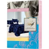 Постельное белье 2сп FELICITA микросат,(нав.70х70-2 шт)-1172 Сияние Постельное белье 2сп FELICITA микросат,(нав.70х70-2 шт)-1172 Сияние