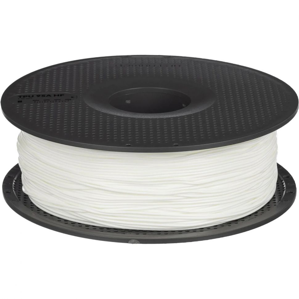 Пластик Bambu Lab TPU 95A HF 1кг белый на катушке