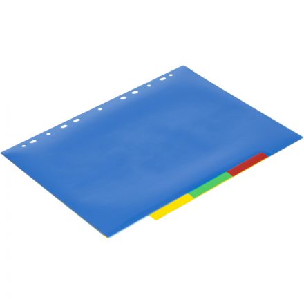 Разделитель листов Attache Economy А4 пластиковый 5 листов разноцветный (290х210 мм)