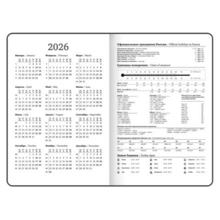 Ежедневник датированный 2026 с резинкой 145х203 мм, А5, BRAUBERG, твердый, фольга, "Черный мрамор", 117338 Ежедневник датированный 2026 с резинкой 145х203 мм, А5, BRAUBERG, твердый, фольга, "Черный мрамор", 117338