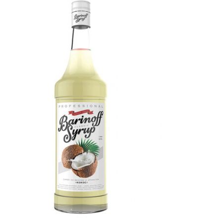 Сироп BARINOFF "Кокос", 1 л, стеклянная бутылка Сироп BARINOFF "Кокос", 1 л, стеклянная бутылка