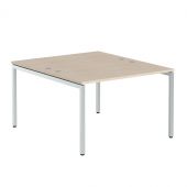 Стол 2-х местный XWST 1214 Бук Тиара/Алюминий 1200х1406х750 XTEN-S Стол 2-х местный XWST 1214 Бук Тиара/Алюминий 1200х1406х750 XTEN-S