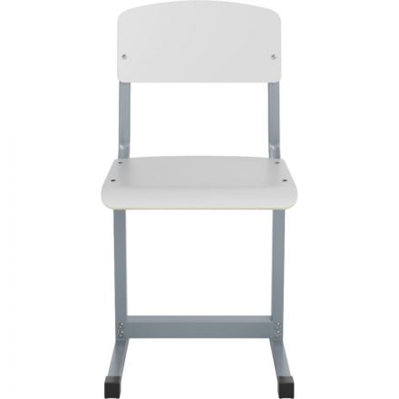 Стул ученический MET_Комус 6р.г. белый/серый