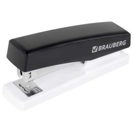 Степлер №24/6, 26/6 BRAUBERG "STYLE MAX", до 30 листов, черный, 272749 Степлер №24/6, 26/6 BRAUBERG "STYLE MAX", до 30 листов, черный, 272749