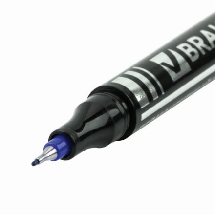 Маркер перманентный BRAUBERG "Jet", СИНИЙ, супертонкий металлический наконечник 0,5 мм, 150508 Маркер перманентный BRAUBERG "Jet", СИНИЙ, супертонкий металлический наконечник 0,5 мм, 150508