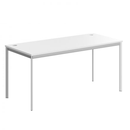 Стол письменный СП-4S Белый/Алюминий 1600х720х755. IMAGO-S Стол письменный СП-4S Белый/Алюминий 1600х720х755. IMAGO-S