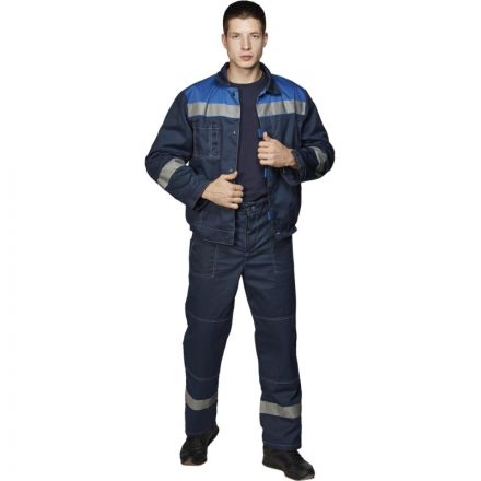 Костюм рабочий летний муж. л20-КБР син/вас (р.60-62) 182-188