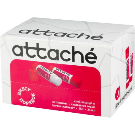 Клей-карандаш 15г ATTACHE power glue Клей-карандаш 15г ATTACHE power glue