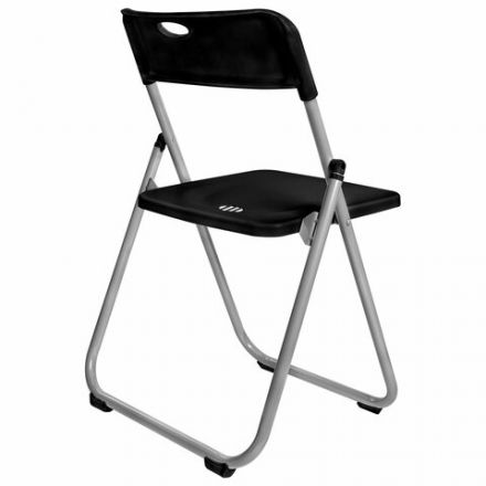 Стул складной BRABIX "Golf Lite CF-017", серебристый каркас, пластик чёрный, 532895 Стул складной BRABIX "Golf Lite CF-017", серебристый каркас, пластик чёрный, 532895
