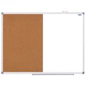 Доска магнитно-маркерная/пробковая OfficeSpace, 90*120см, алюминиевая рамка