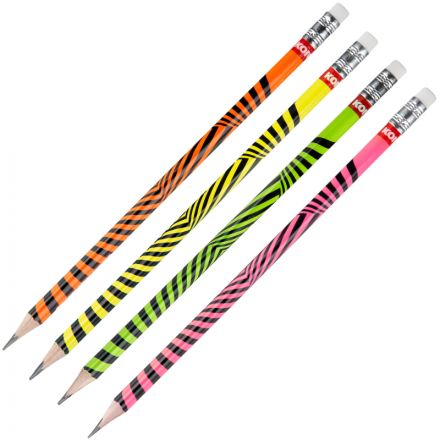 Карандаш чернографитный Kores Grafitos Neon трехгранный HB с ластиком Карандаш чернографитный Kores Grafitos Neon трехгранный HB с ластиком